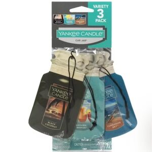 YANKEE CANDLE 3PK CAR JAR - VARIETY PACK